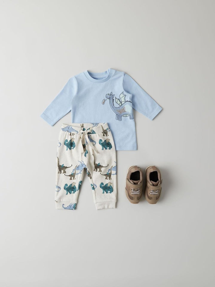 Baby longsleeve DRUM Chambray Blue