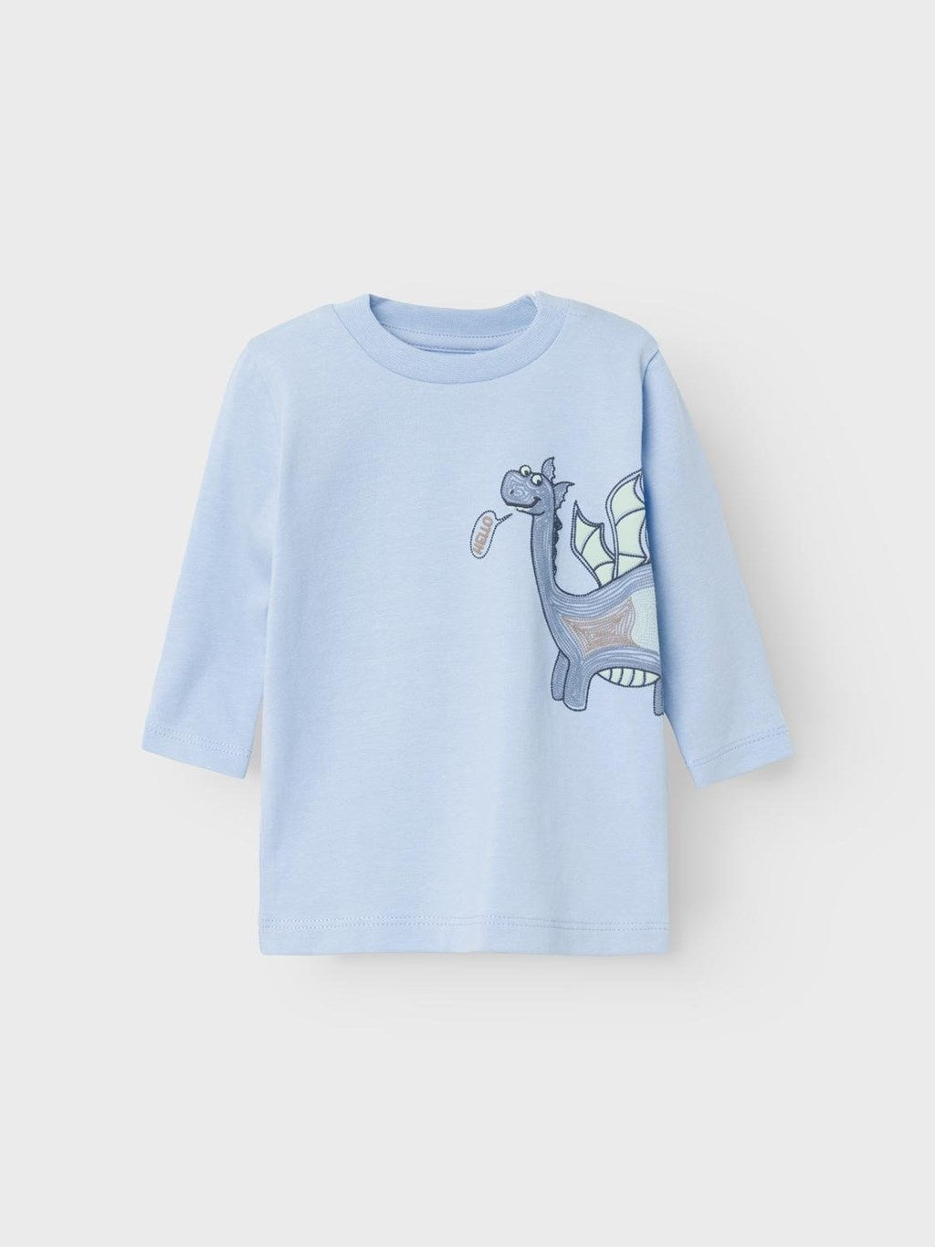 Baby longsleeve DRUM Chambray Blue