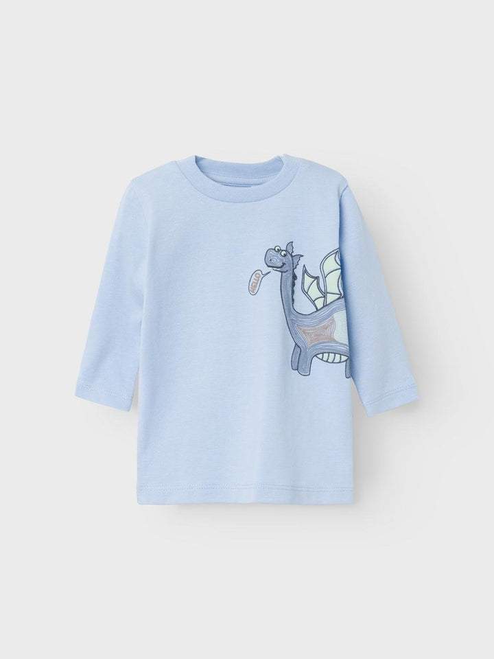 Baby longsleeve DRUM Chambray Blue