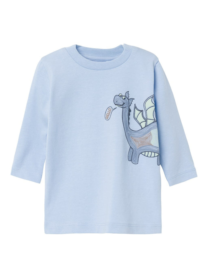 Baby longsleeve DRUM Chambray Blue