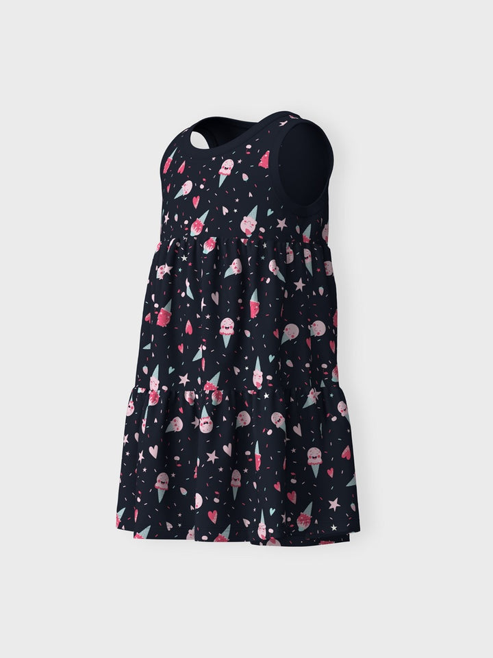 Mini jurk VIGGA Dark Sapphire Icecream Regular Fit