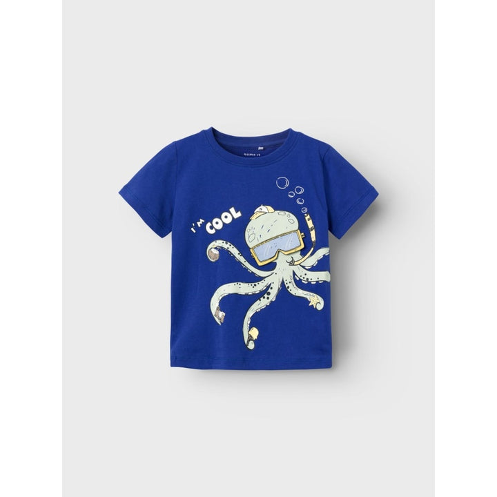 Mini T - shirt FREDDIS Clematis Blue Regular Fit