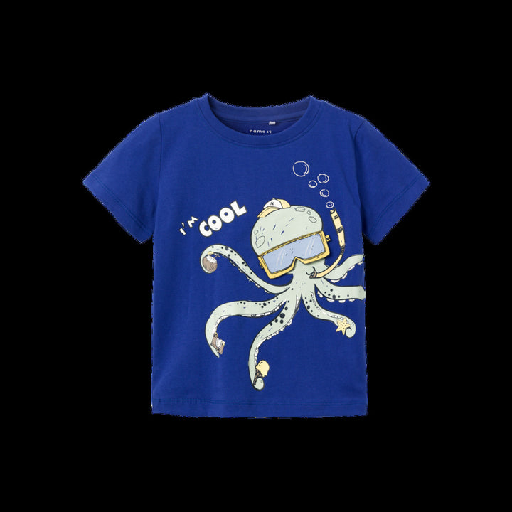 Mini T - shirt FREDDIS Clematis Blue Regular Fit