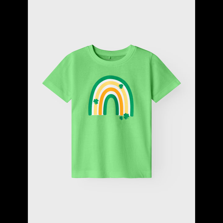 Mini Neutral T - shirt BILLIE Irish green Regular Fit