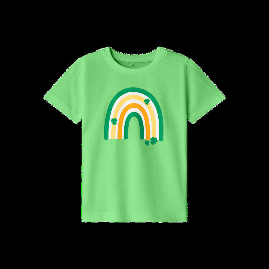 Mini Neutral T - shirt BILLIE Irish green Regular Fit