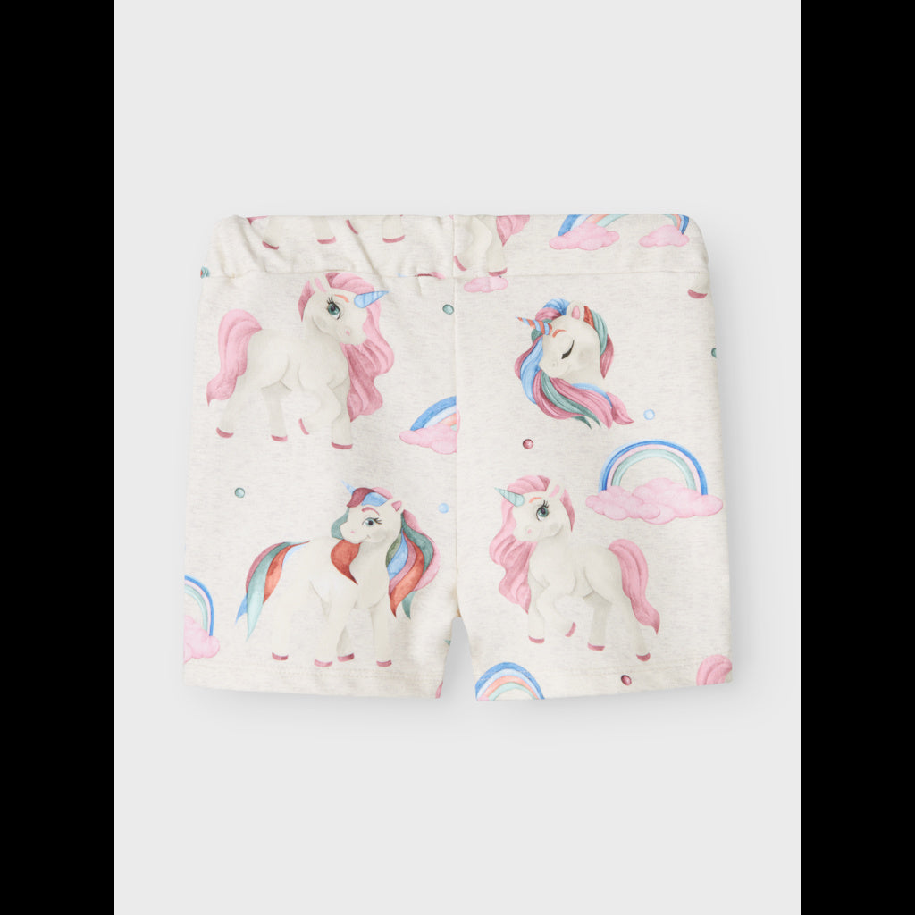 Mini Short HARUMI Peyote Melange Regular Fit