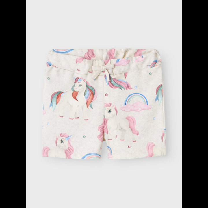 Mini Short HARUMI Peyote Melange Regular Fit