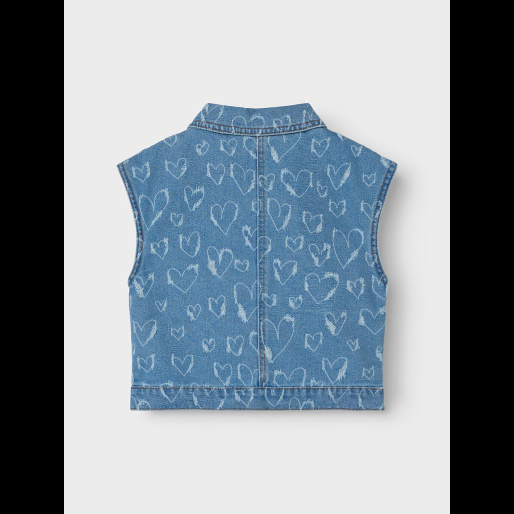 Kids gilet LILLI Dark Blue Denim
