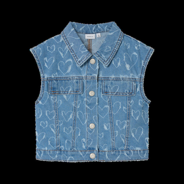 Kids gilet LILLI Dark Blue Denim
