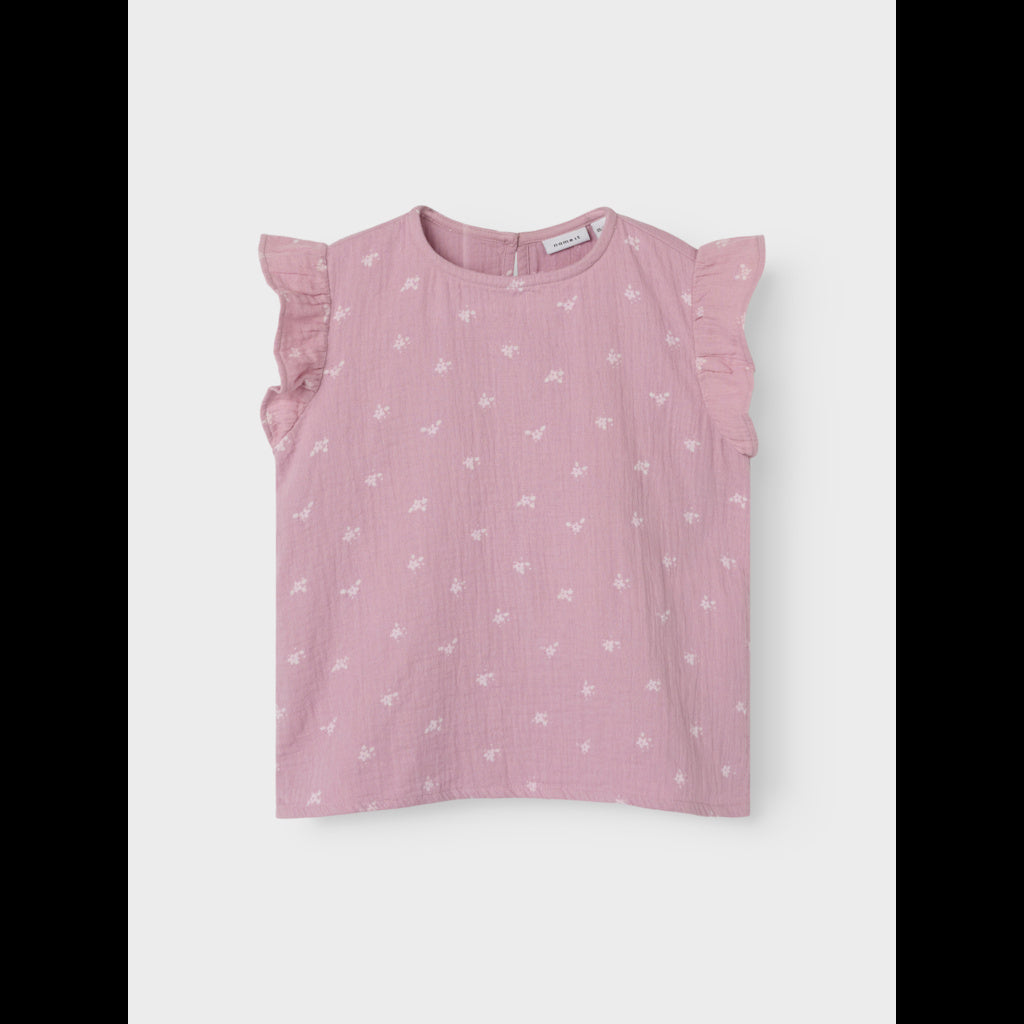 Mini Top HINKIA Mauve Shadows Loose Fit