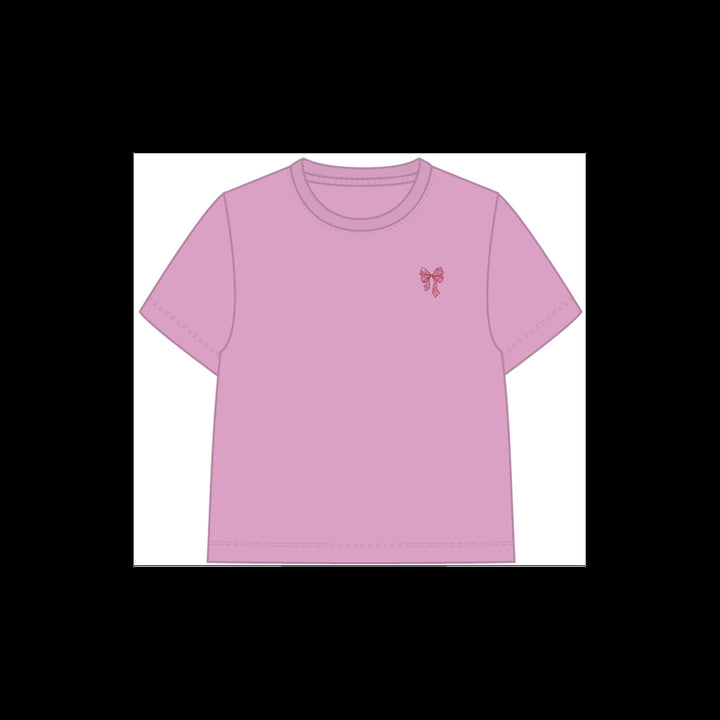 Mini T - shirt LILLIAN Pastel Lavender Regular Fit