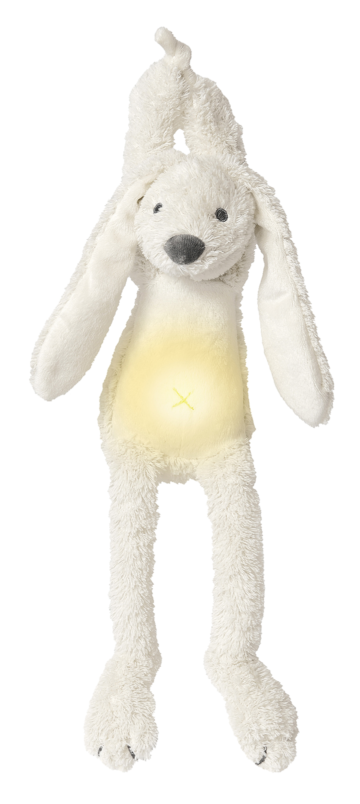 Knuffel Rabbit Richie Nightlight with soothing sounds Ivory 34cm