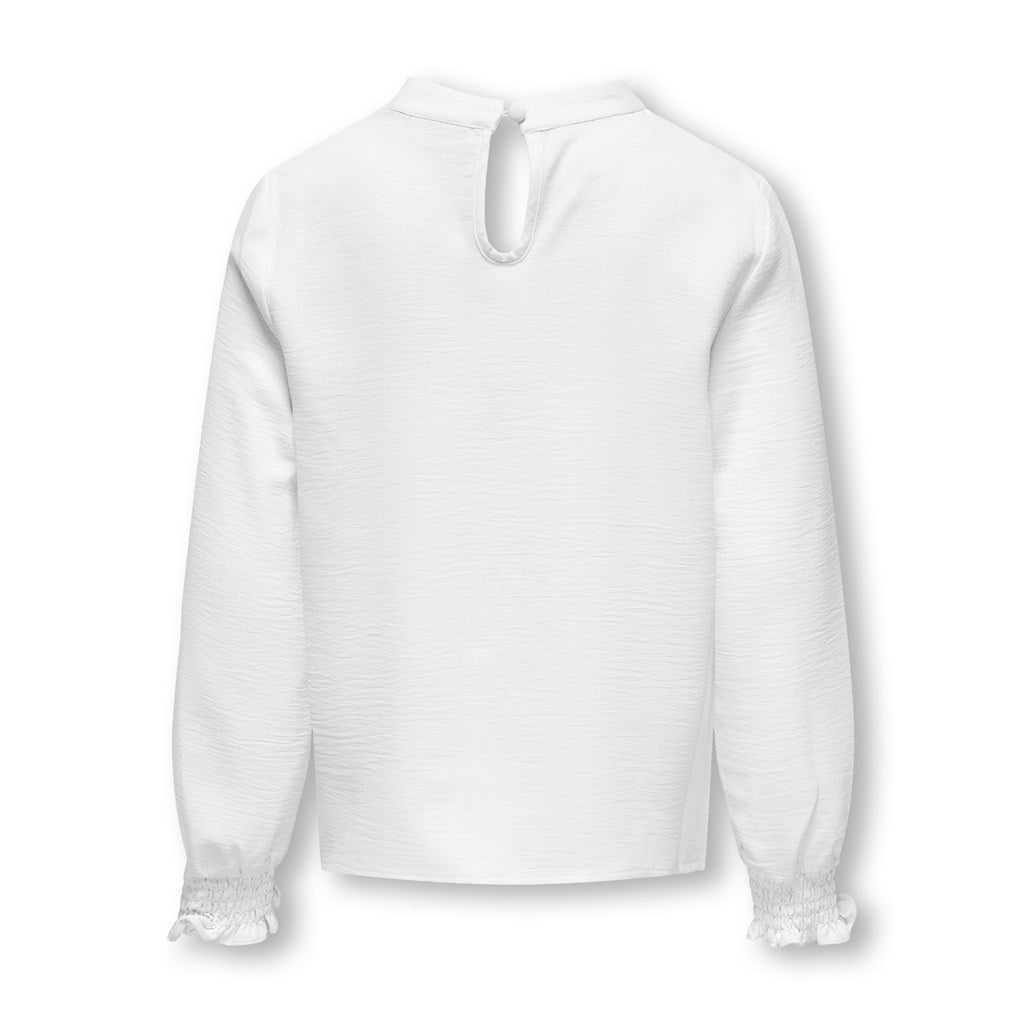 Kids longsleeve METTE White Regular Fit