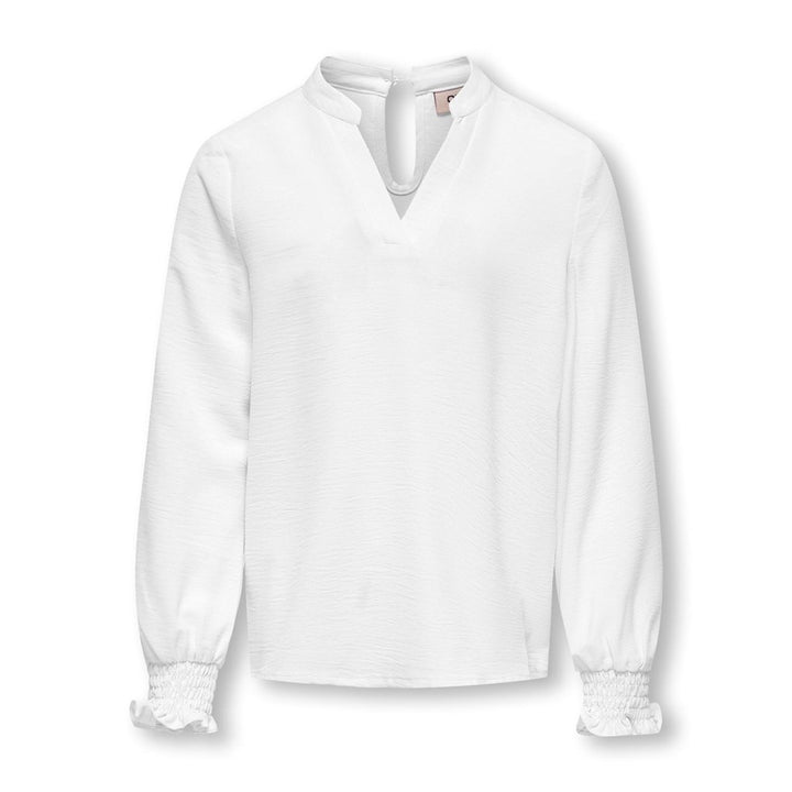 Kids longsleeve METTE White Regular Fit