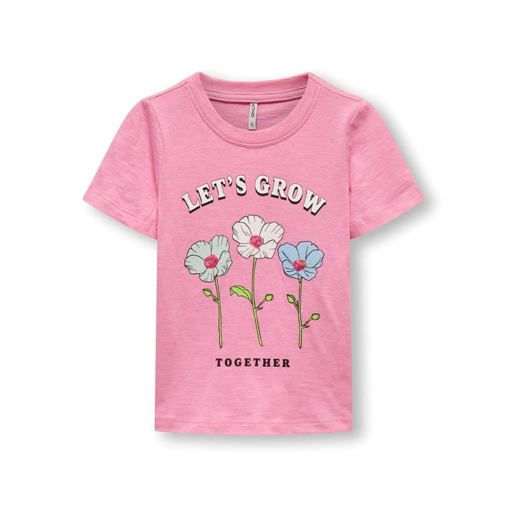 Mini T - shirt BONE Begonia Pink Grow Regular Fit