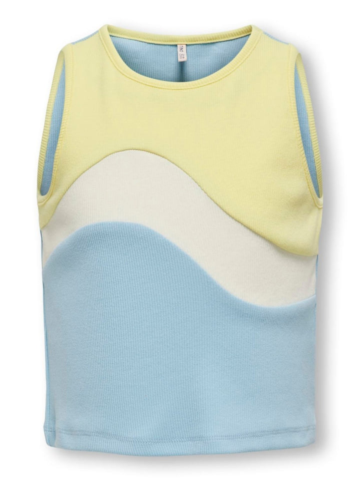 Top GRY Clear Sky Yellow Pear/Cloud Dancer Regular Fit