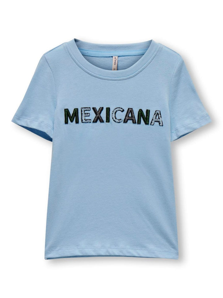 Mini T - shirt GINNA Clear Sky Mexicana Regular Fit