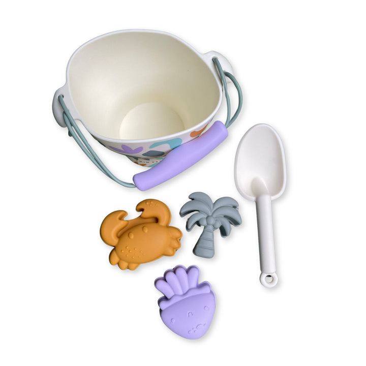 Strandspeelset Abstract Silicone 12x9 cm