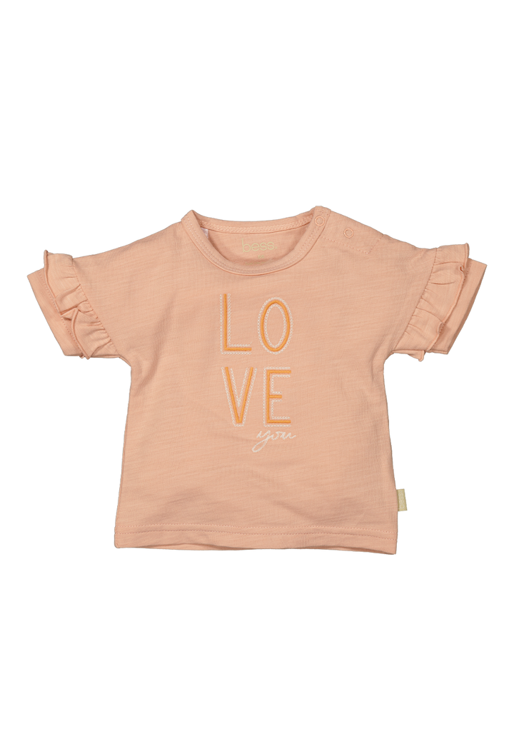 T - shirt LOVE Dusty Rose