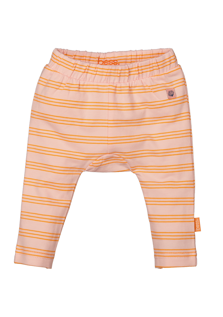 Legging Striped Strawberry Pink