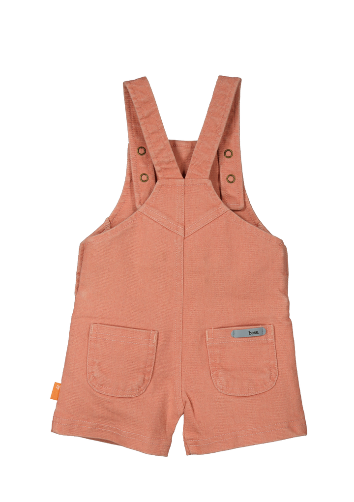 Salopette Denim Palm Strawberry Pink