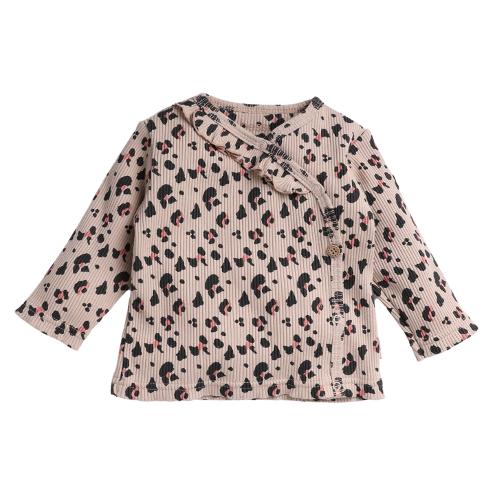 Longsleeve Wrap Leopard Dessin