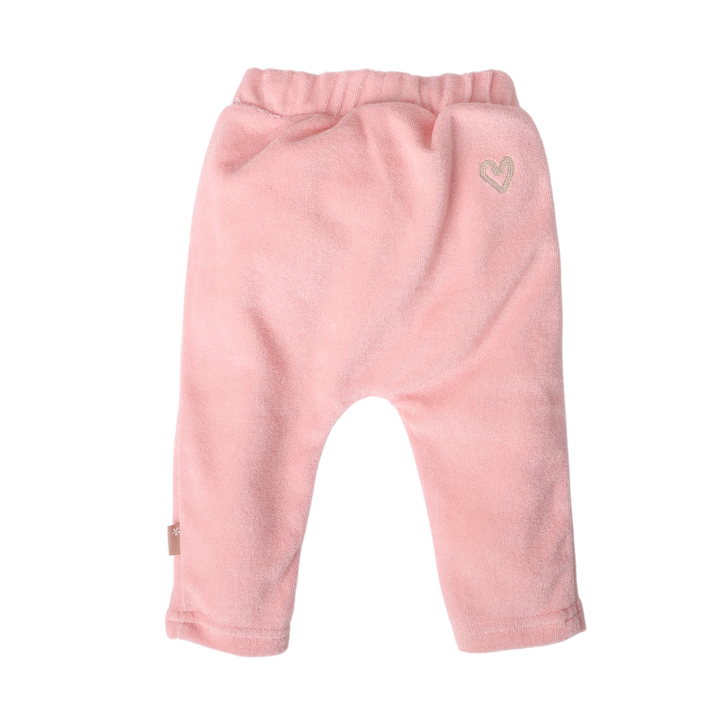 Broek Towelling Coral Cloud