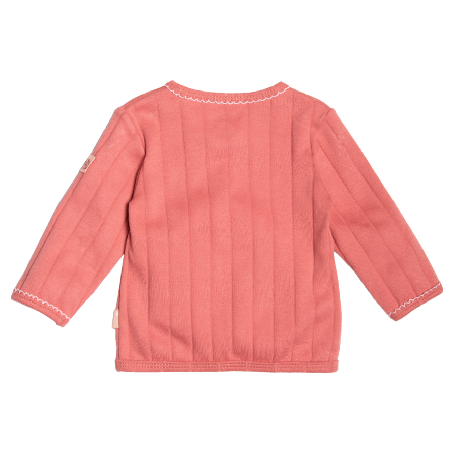 Longsleeve Wrap Rib Light Mahogany