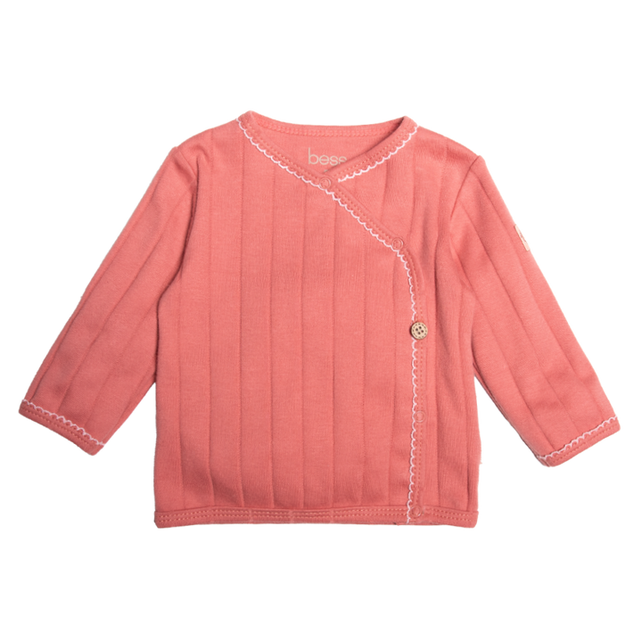 Longsleeve Wrap Rib Light Mahogany