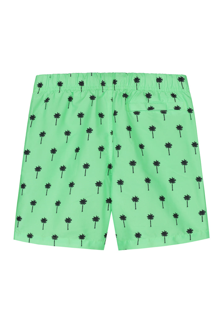 Badeshorts Kratzer Palme neu Neon Grün