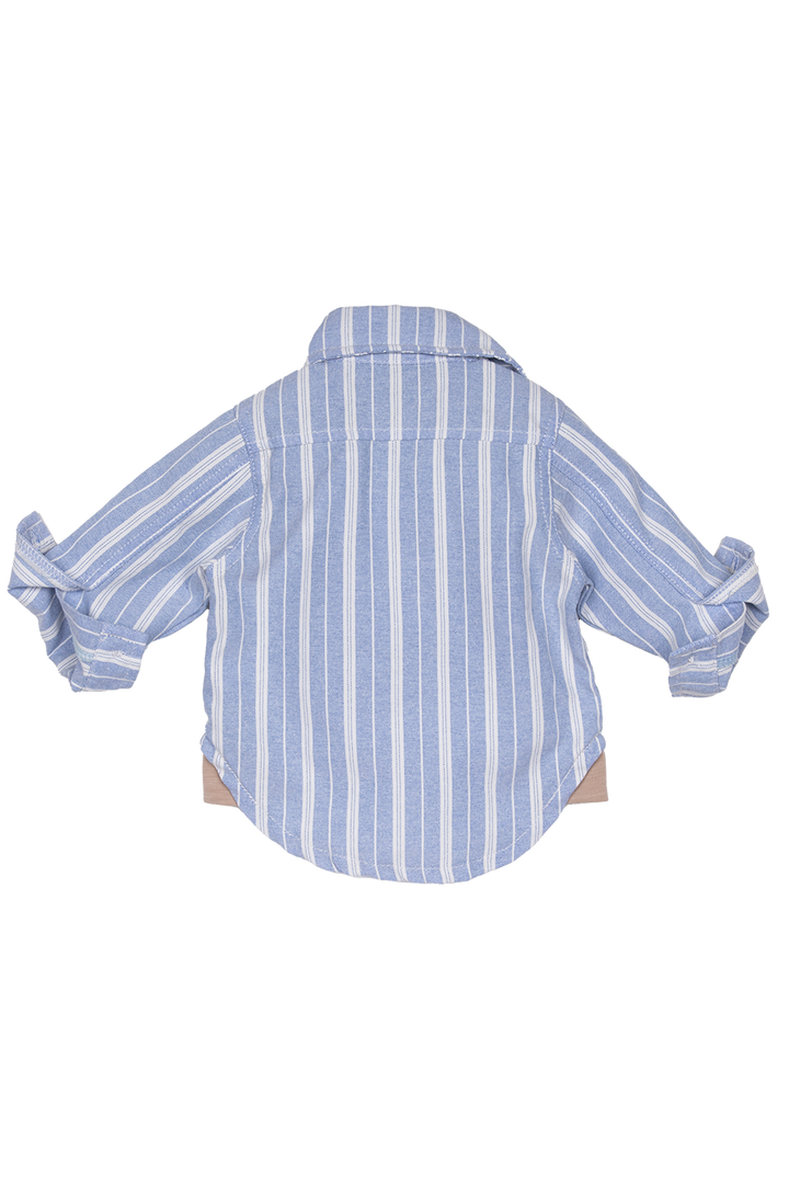 Blouse Striped Blue