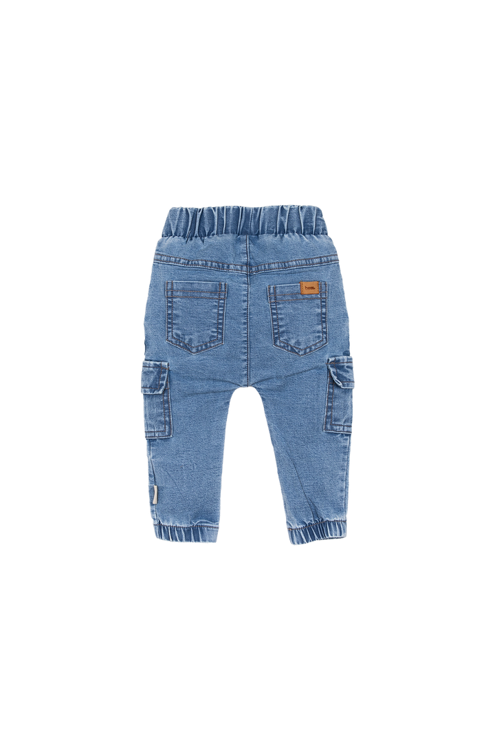 Broek Jog Denim Stone Wash