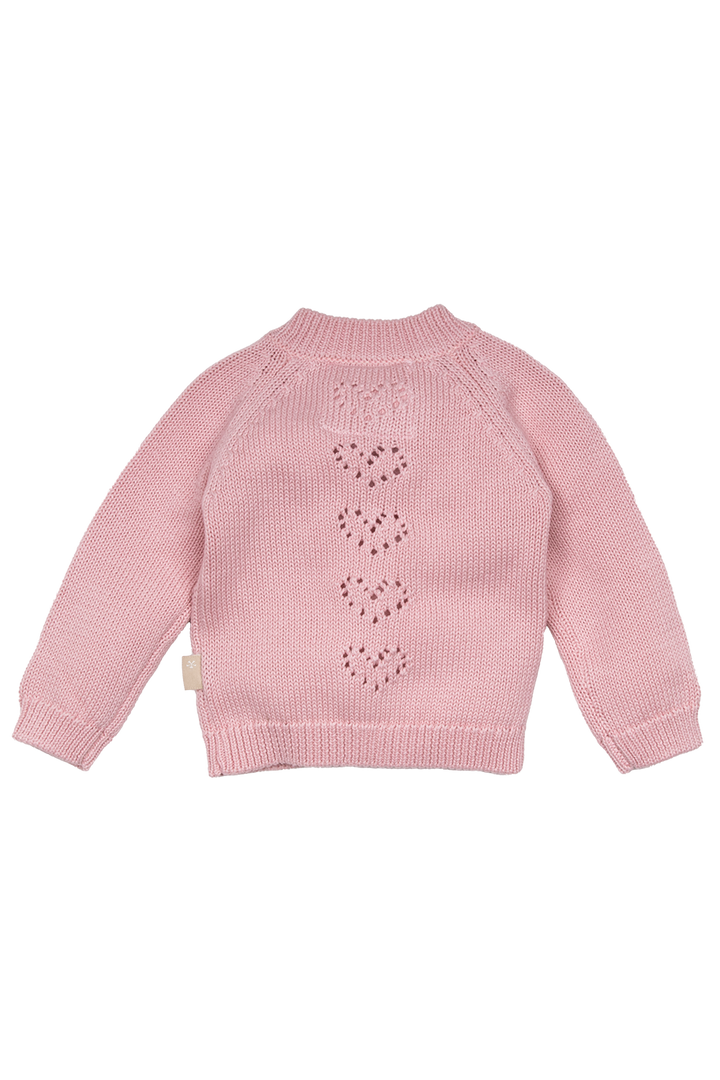 Vest Knit Jacquard Blush