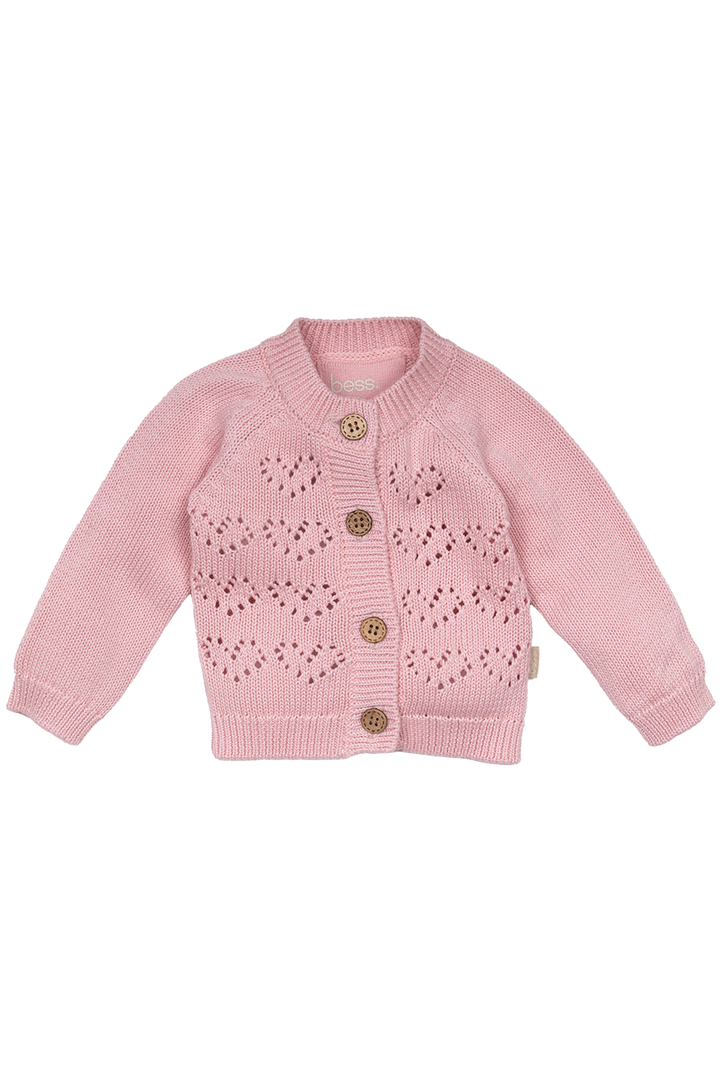 Vest Knit Jacquard Blush