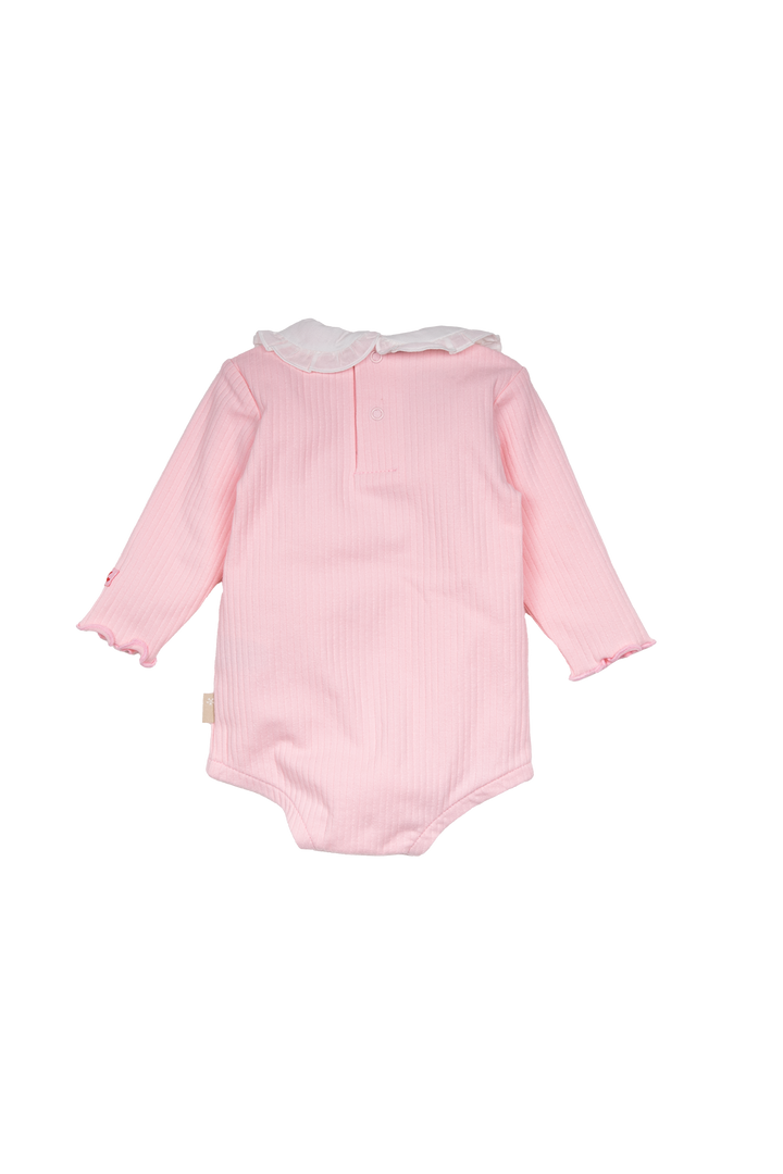 Strampler Rippkragen Blush