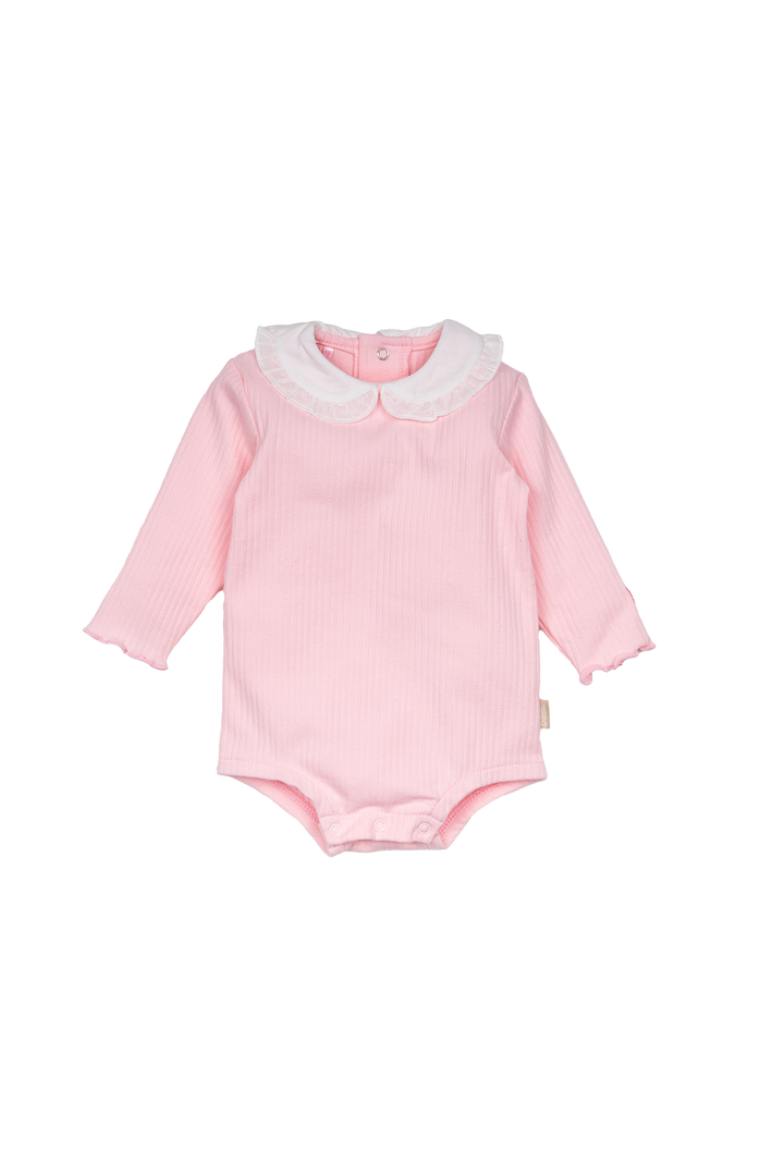 Strampler Rippkragen Blush