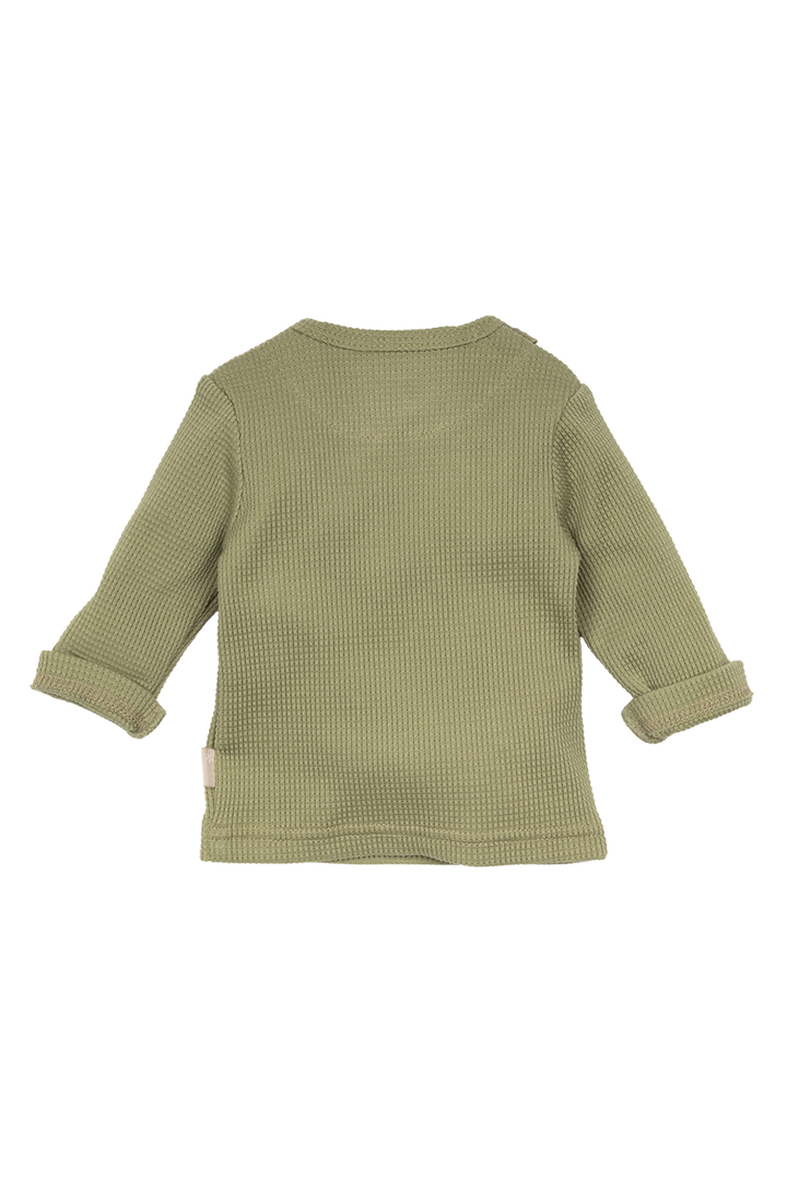 Shirt Wrap Ruffles Moss