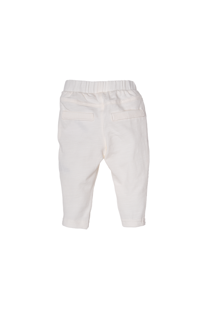 Broek Slub Drawstring Off White