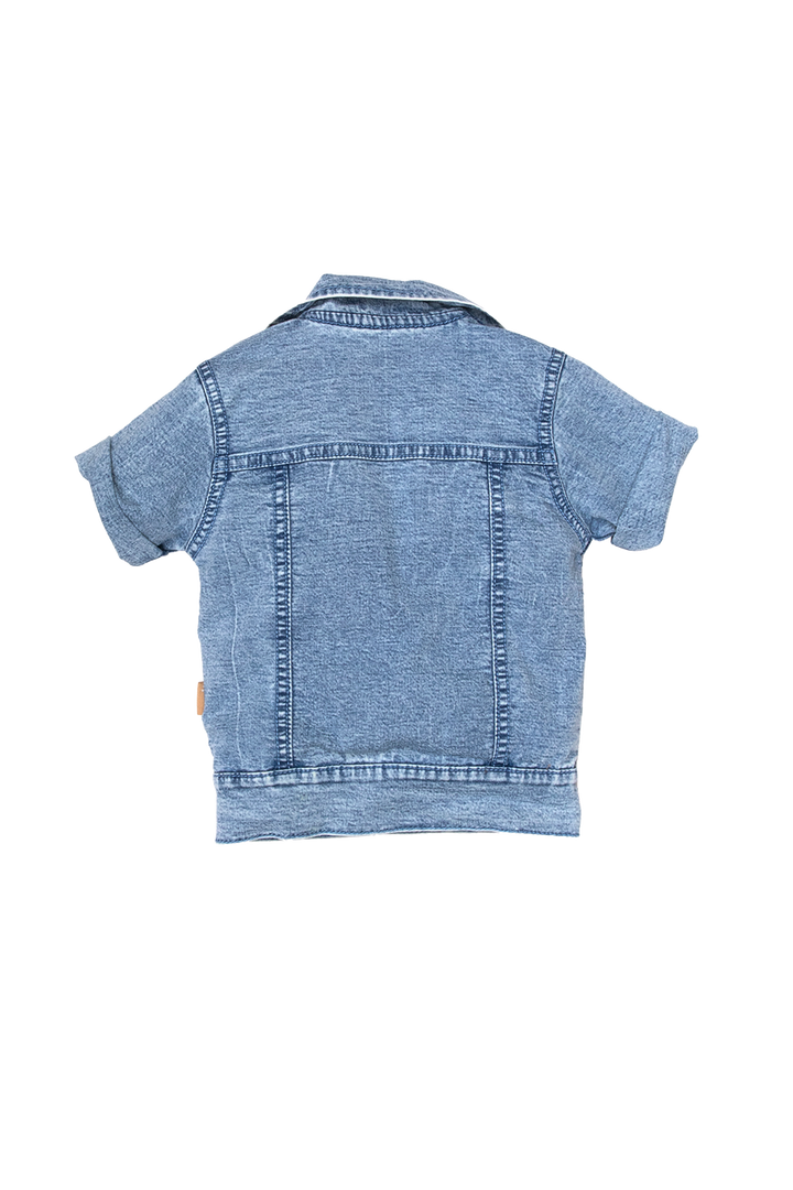 Shirt sh.sl. Jog Denim Stone Wash
