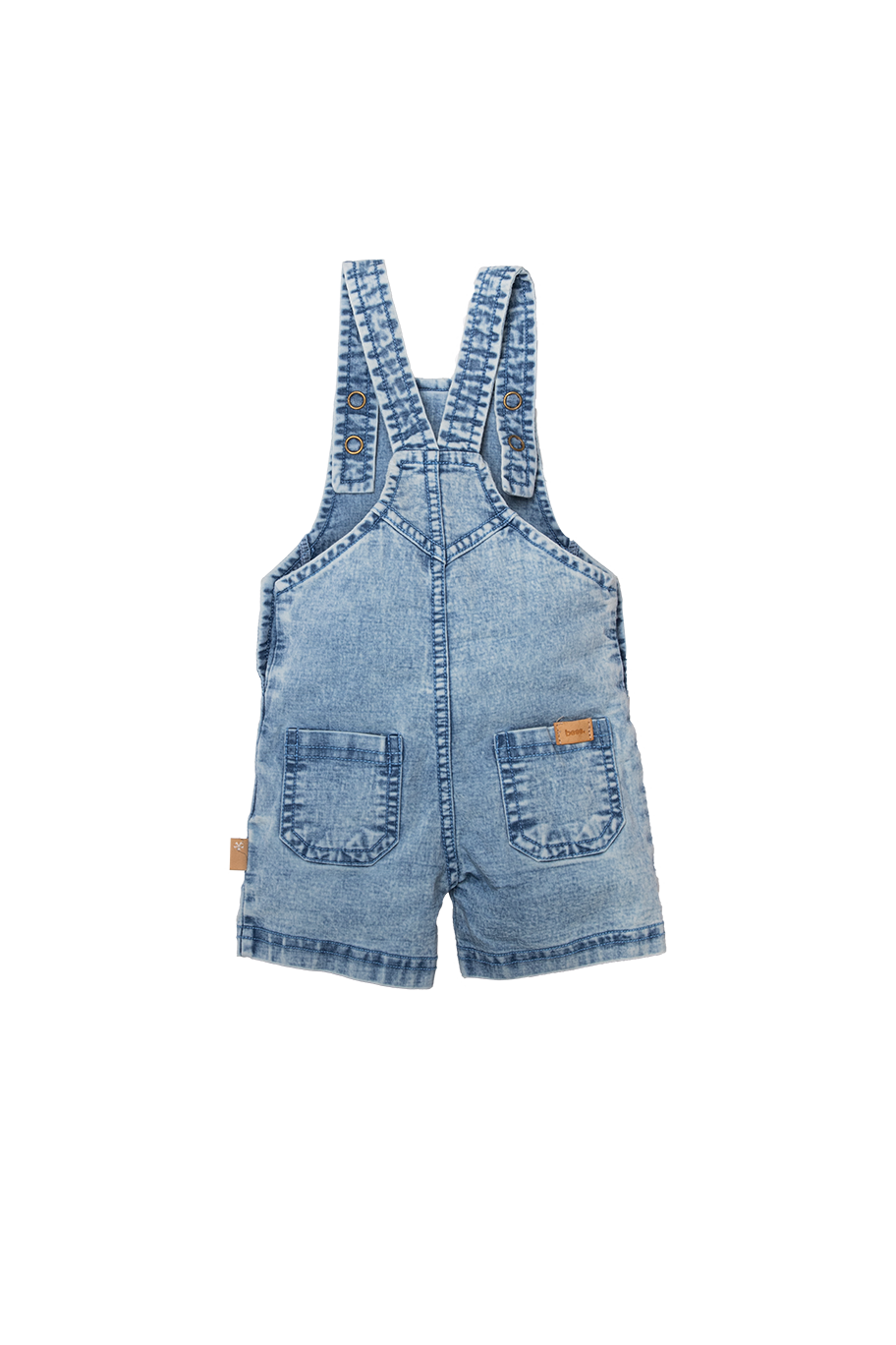 Salopette Short Jog Denim Stone Wash