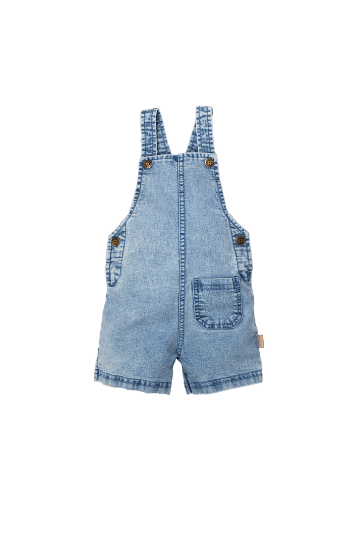 Salopette Short Jog Denim Stone Wash