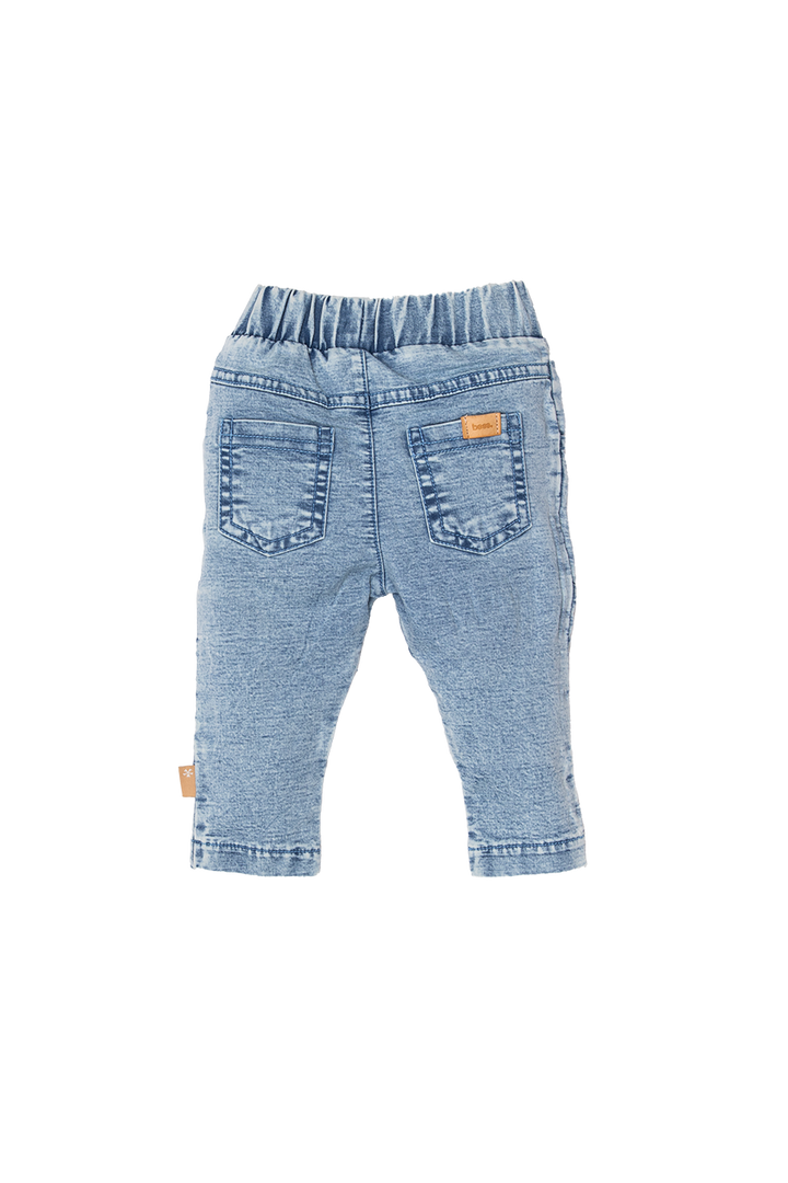 Broek Jog Denim Stone Wash