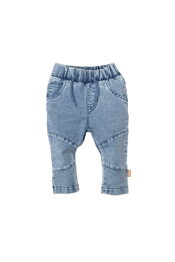 Broek Jog Denim Stone Wash