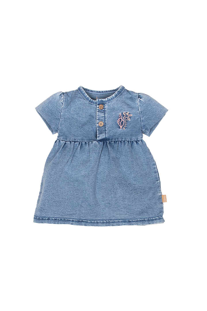 Jurk Jog Denim sh.sl. Stone Wash