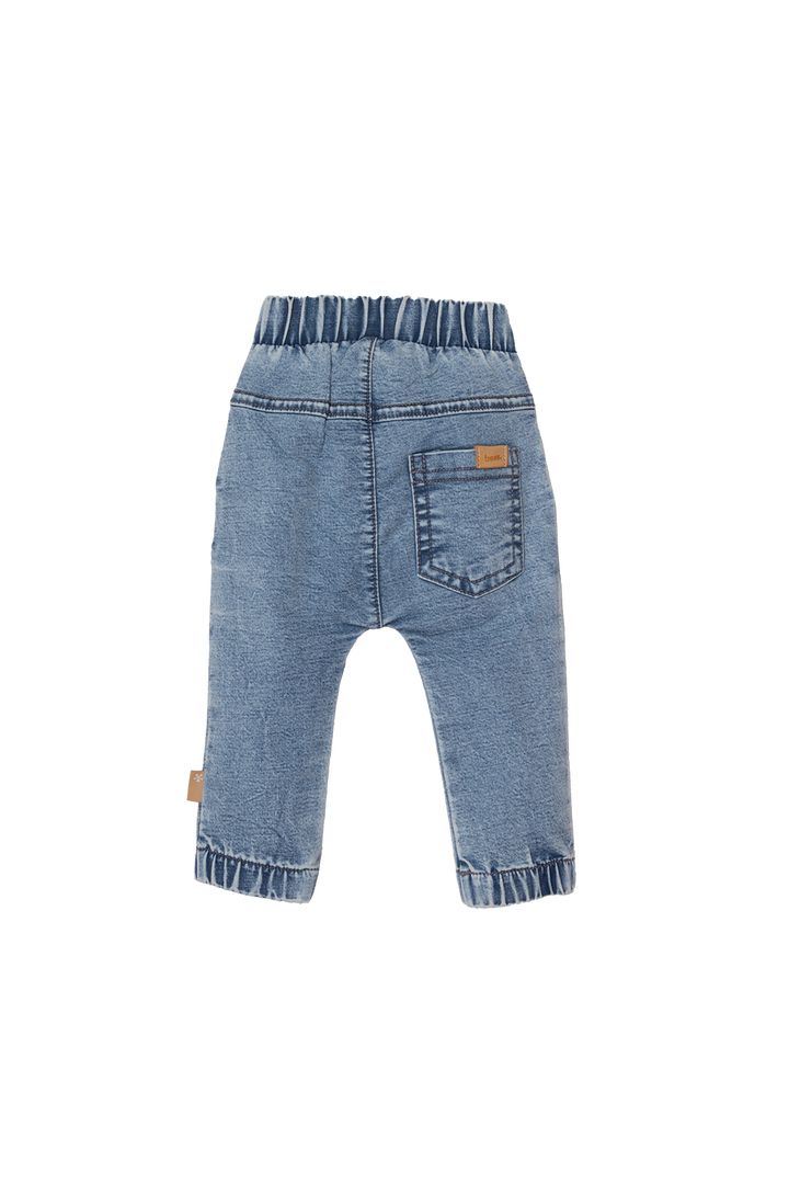 Broek Jog Denim Stone Wash