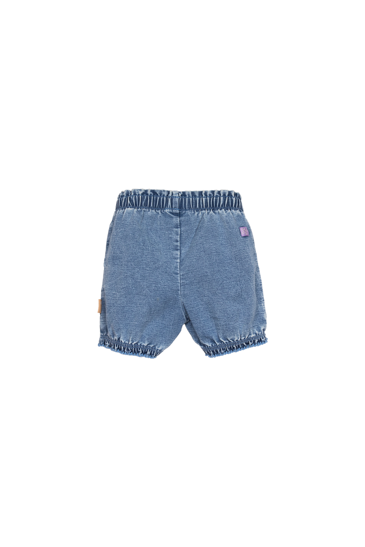 Short Jog Denim Stone Wash