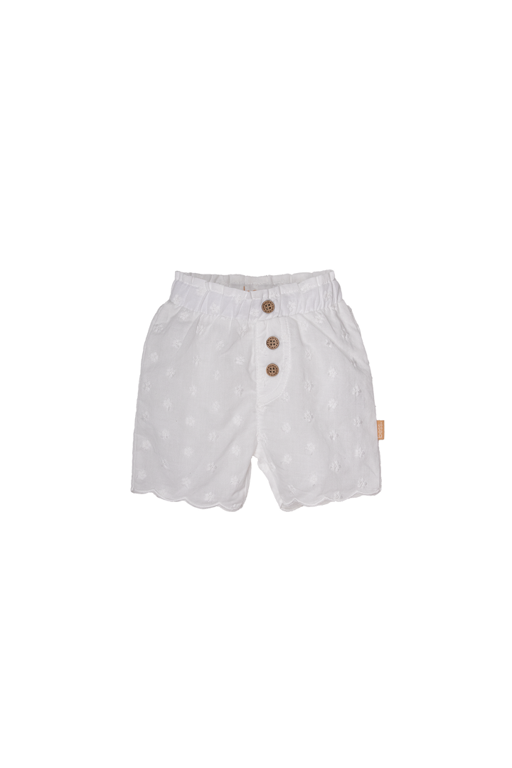 Short Broderie White