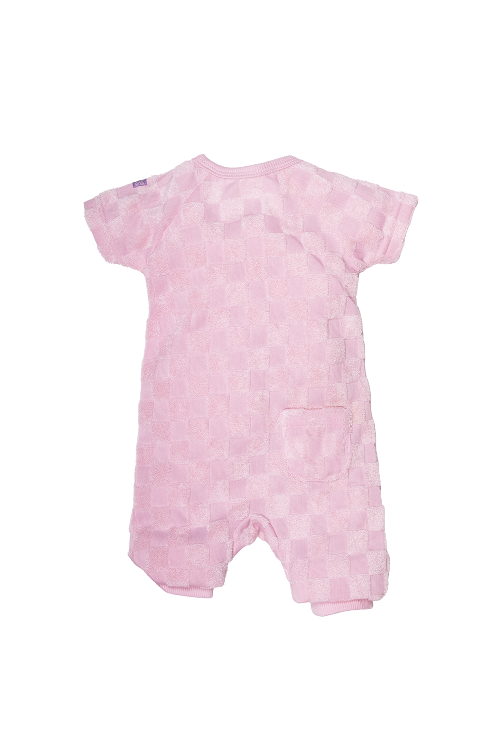 Playsuit Wrap Towelling Peach Powder