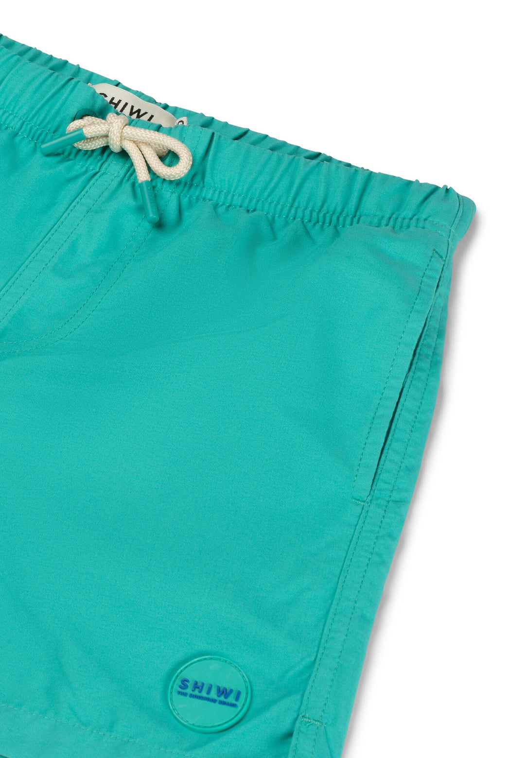 Zwemshort MILO 4 inch solid blue lagoon