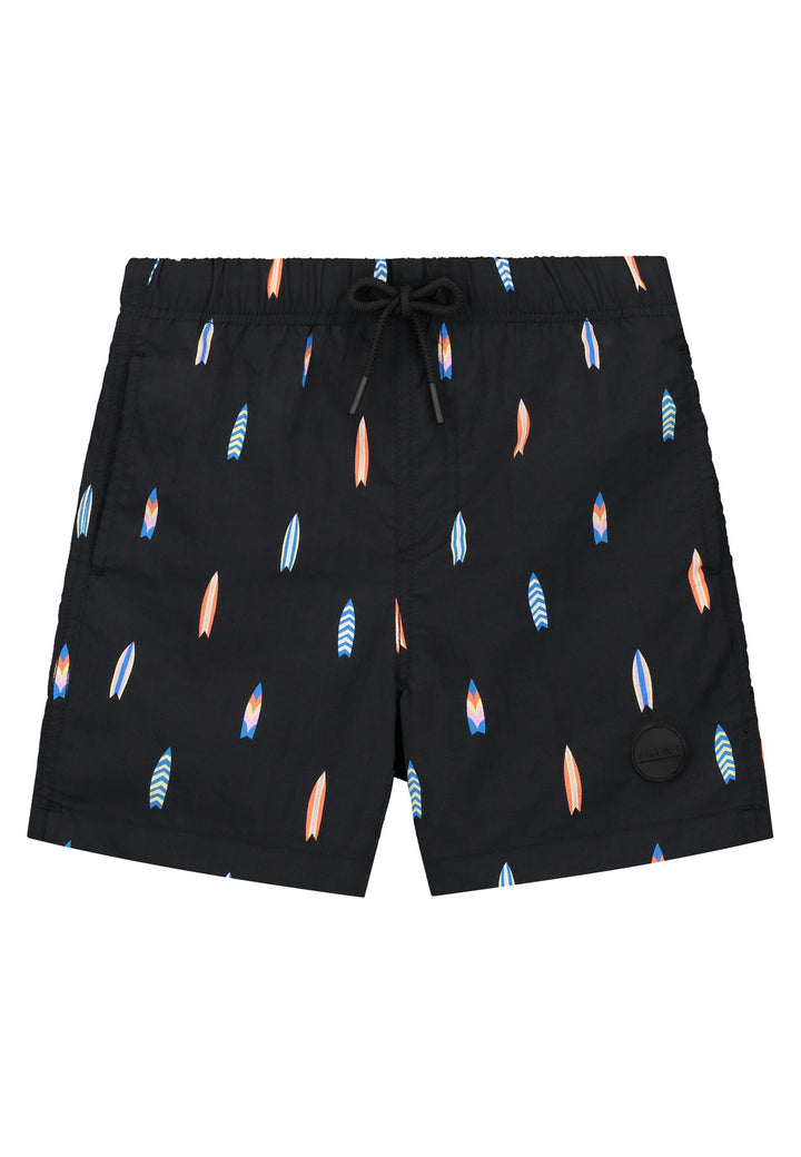 Zwemshort MILO QUICK DRY 4 inch surfboards black surfboards